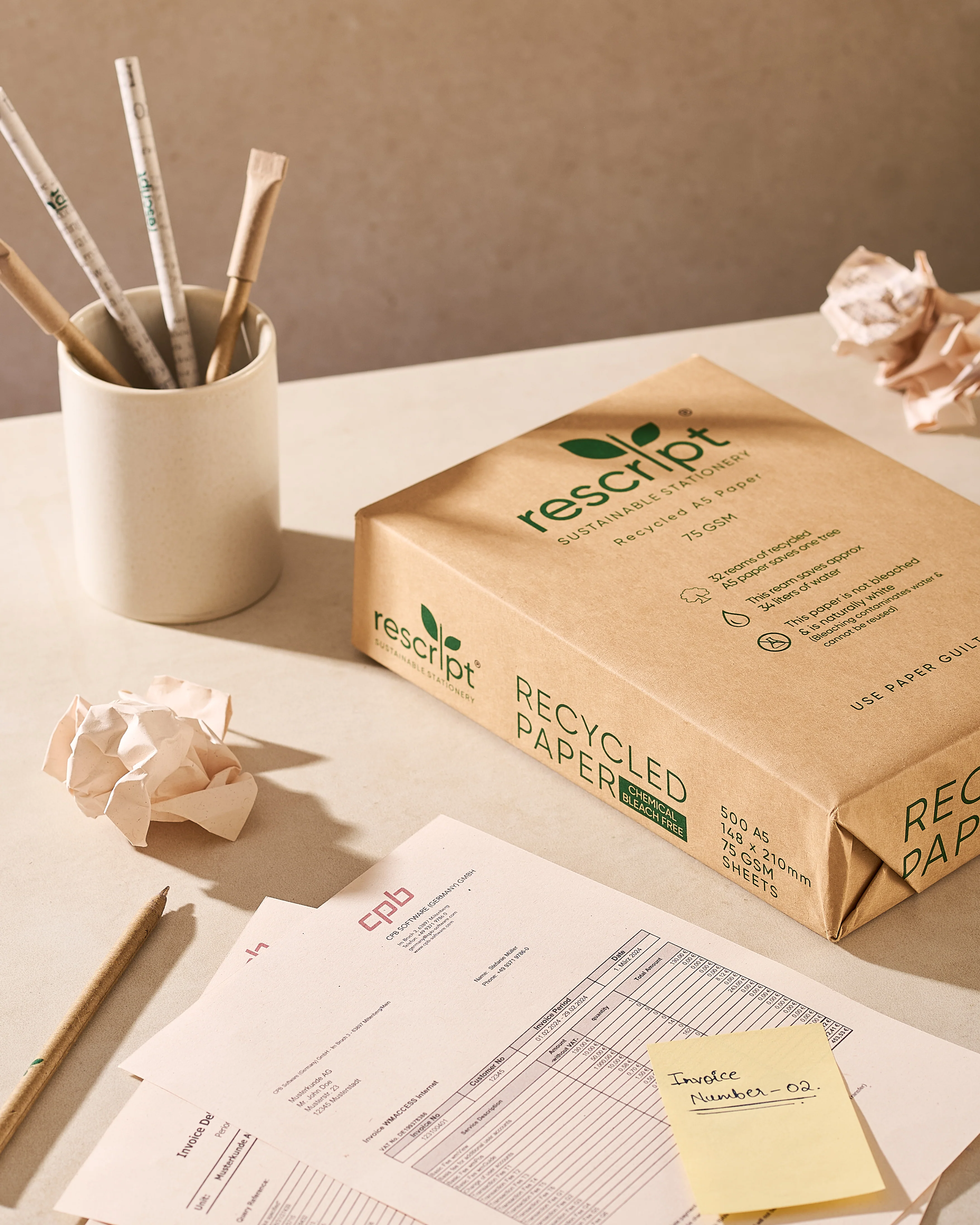 100% Recycled A5 Copier Paper – 500 Sheets (75 GSM) - Image 3